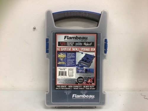 Flambeau Ike Quotent Tackle Storage Box, E-Commerce Return, Sold as is - Lot 396B