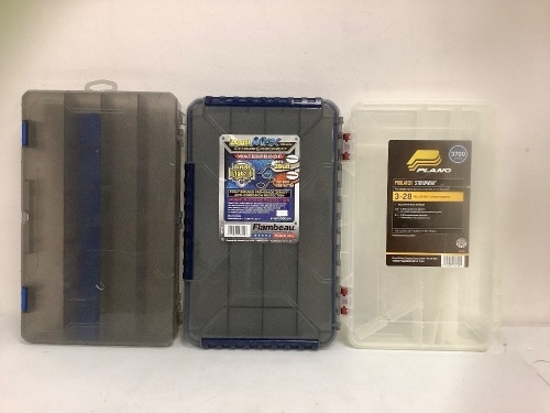 Lot (3) Tackle Boxes, Appears New, Sold as is - Lot 427B