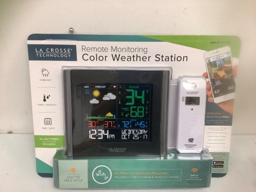 Remote Weather Station, Appears New, Sold as is - Lot 451B