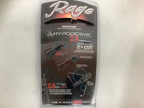 Rage Slipcam Broadheads, E-Commerce Return, Sold as is - Lot 454B
