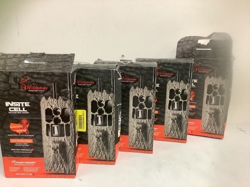 Lot of (5) Wildgame Innovations Trail Cameras, E-Commerce Return, Sold as is - Lot 474B