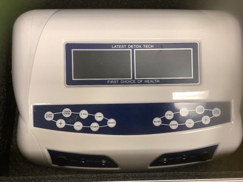 Dual Ionic Detox Foot Bath Machine, Appears New, Powers Up, Sold as is - Lot 502B