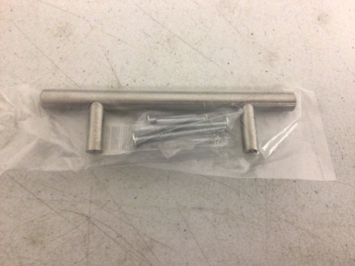 Lot of (5) T Bar Cabinet Pulls 3" Stainless Steel, Appears New, Sold as is - Lot 534