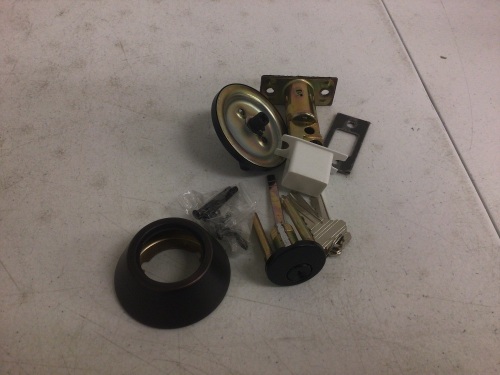 Oil Rubbed Bronze Deadbolt, E-Commerce Return, Sold as is - Lot 545