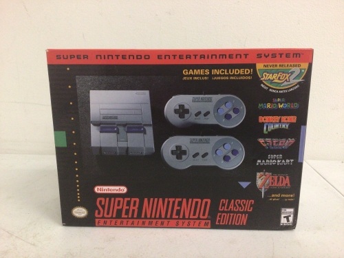 Super Nintendo Entertainment System, Appear new, Sold as is - Lot 570