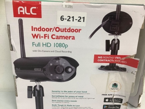 ALC Indoor/Outdoor Wi-Fi Camera, E-Comm Return - Lot 131