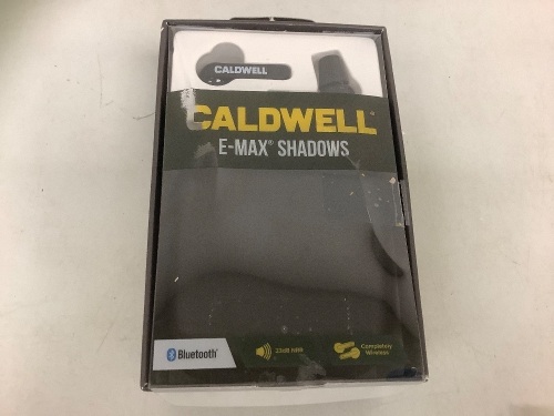 Caldwell E-Max Shadows Bluetooth Rechargeable Electronic Ear Plugs, Appears New, Powers Up/Works, Sold as is - Lot 19