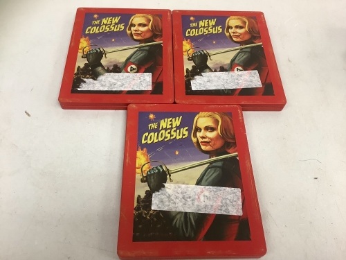Lot of (3) Xbox One Game - Wolfenstein II The New Colossus, E-Comm Return - Lot 133