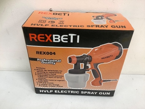 RexBeti HVLP Electric Spray Gun, Appears New - Lot 136