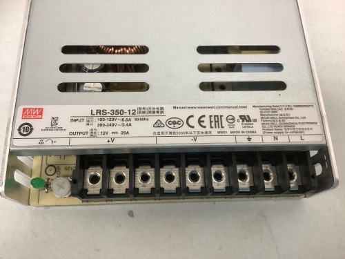Mean Well Switching Power Supply, E-Comm Return - Lot 143