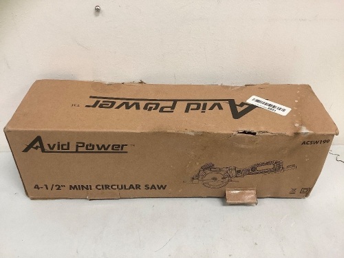 Avid Power Circular Saw, E-Comm Return - Lot 151