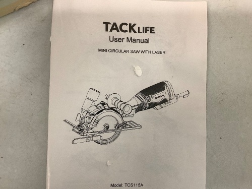 Tacklife Mini Circular Saw with Laser, Appears New - Lot 159