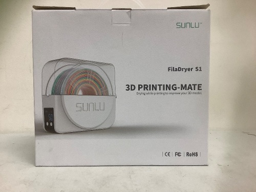 3D Printing Dryer, E-Commerce Return w/ Damage, Powers on, Sold as is - Lot 186