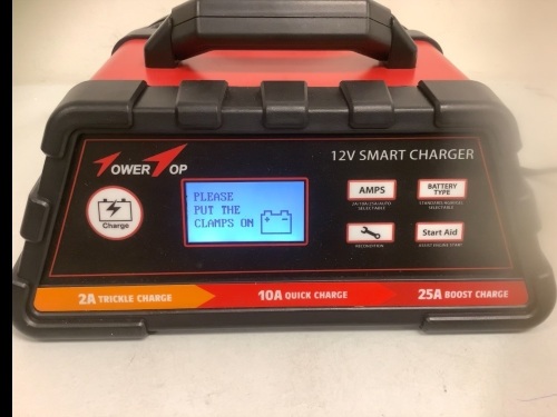 12V Smart Charger, Appears New, Powers Up, Sold as is - Lot 193
