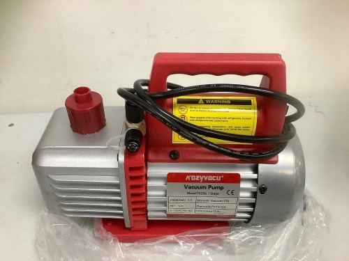 Vacuum Pump, Powers Up, Appears new, Sold as is - Lot 200