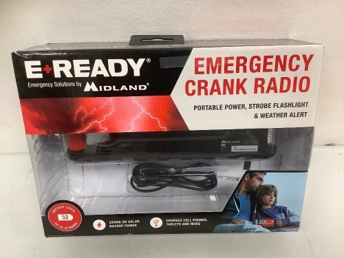 Midland Emergency Crank Radio, Appears New - Lot 278