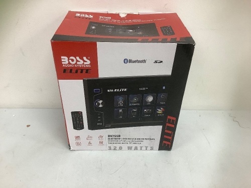 BOSS Elite Bluetooth Multimedia Player, Untested, Appears New, Sold as is - Lot 215