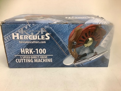 Hercules 5 Speed Direct Drive Cutting Machine, Appears New, Sold as is - Lot 218