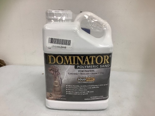 Dominator Polymeric Sand, 13lbs, Charcoal, Appears New, Sold as is - Lot 221