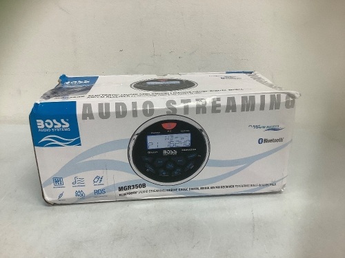 Boss Bluetooth Marine Gauge Digital Media Receiver, Appears new, Sold as is - Lot 223
