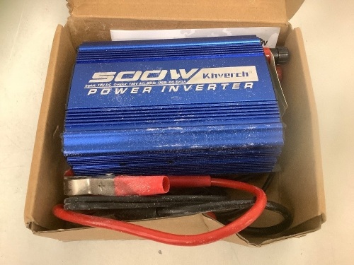 500W Power Inverter, E-Commerce Return, Sold as is - Lot 224