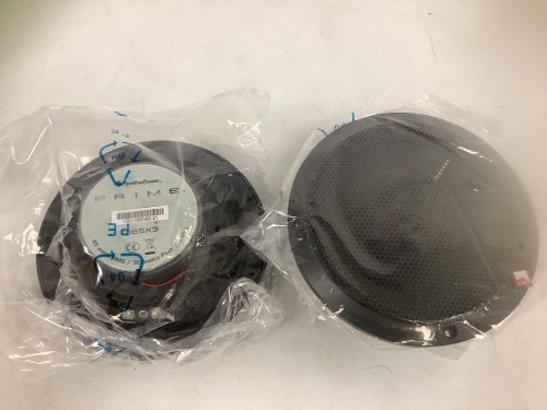 Rockford Fosgate R165X3 Prime 6.5" Full-Range 3-Way Coaxial Speaker (Pair), Appears new, Sold as is - Lot 227
