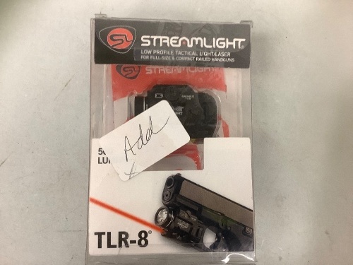 Streamlight TLR-8 Rail Light, E-Commerce Return, Sold as is - Lot 238