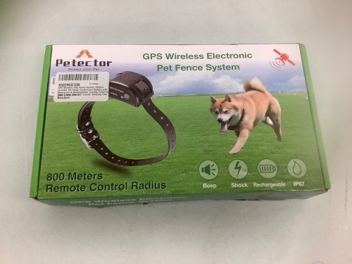 Wireless Pet Fence, Powers Up, Appears New, Sold as is - Lot 243