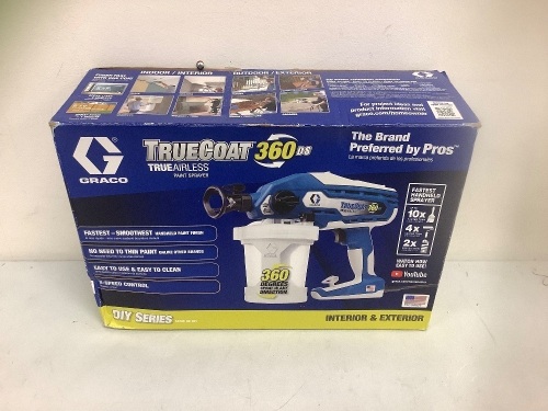 TrueAirless Paint Sprayer, Powers Up, Appears New, Sold as is - Lot 246
