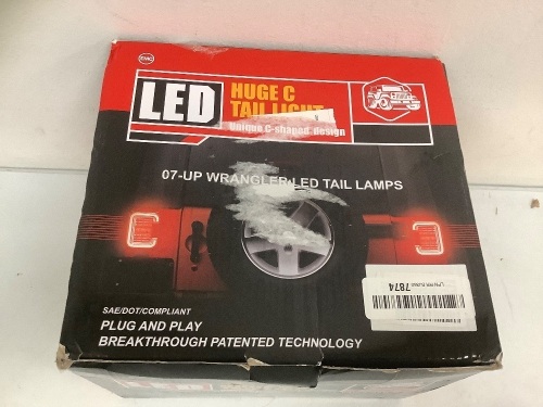 EMC LED Huge C Tail Light, Appears New, Sold as is - Lot 262