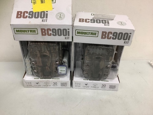 Lot (2) Moultrie BC900i Trail Camera, E-Commerce Return, Sold as is - Lot 370
