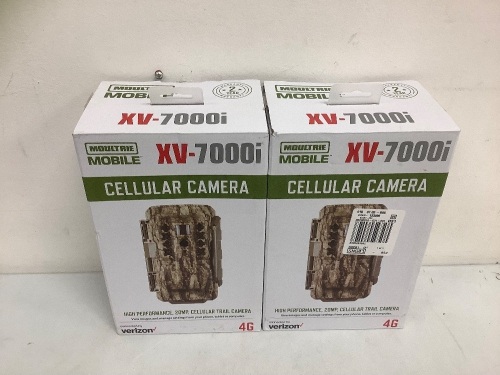 Lot (2) Moultrie XV-7000i Trail Camera, E-Commerce Return, Sold as is - Lot 374