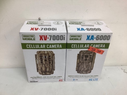 Lot (2) Moultrie XV-7000i/XA-6000 Trail Camera, E-Commerce Return, Sold as is - Lot 375