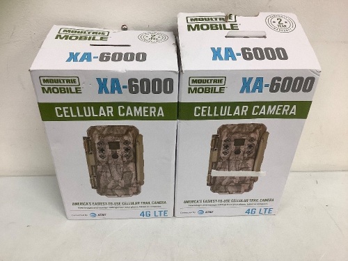 Lot (2) Moultrie XA-6000 Trail Camera, E-Commerce Return, Sold as is - Lot 376