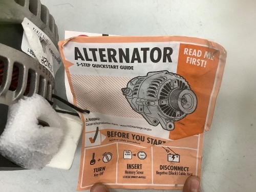 Remanufactured Alternator, Appears new, Sold as is - Lot 252
