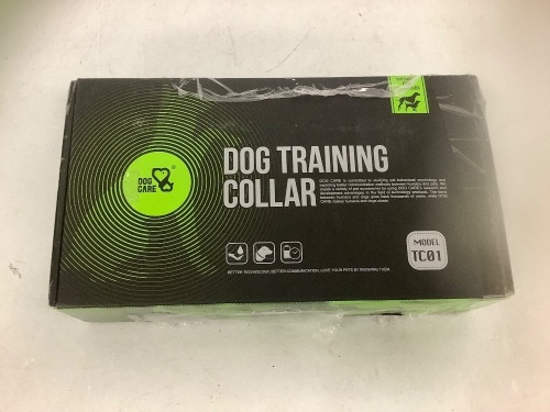 Dog Training Collar, Appears new, Powers Up, Sold as is - Lot 256
