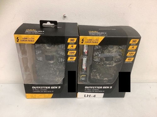 Lot (2) Outfitter Gen 3 Trail Camera, E-Commerce Return, Sold as is - Lot 377