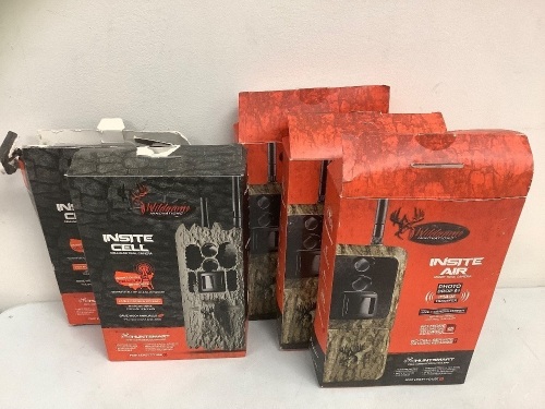 Lot (5) Wildgame Innovations Trail Camera, E-Commerce Return, Sold as is - Lot 379