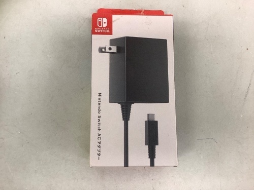 Nintendo Switch Charger, Appears New, Sold as is - Lot 434