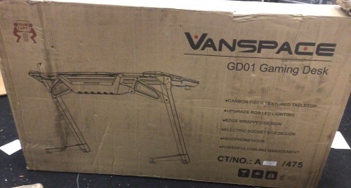 Vanspace Gaming Desk, Appears New - Lot 553