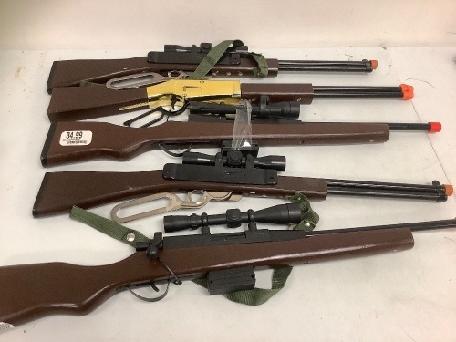 Lot of (5) Kids Toy Rifles, E-Commerce Return, Sold as is - Lot 645A