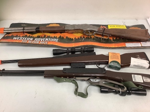 Lot of (3) Action Bolt Rifles, Scope Is Broken, E-Comm Return - Lot 646A