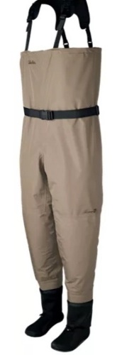 Premium Breathable Stocking-Foot Fishing Waders for Men, Size MR, Appears New - Lot 648A