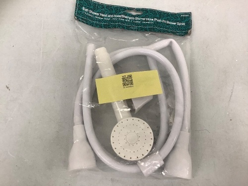 Bath Shower Head and Hose, Appears New, Sold as is - Lot 484