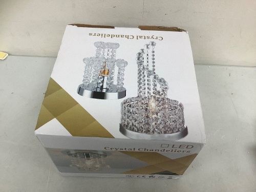 Crystal Chandeliers, Appears New, Sold as is - Lot 504