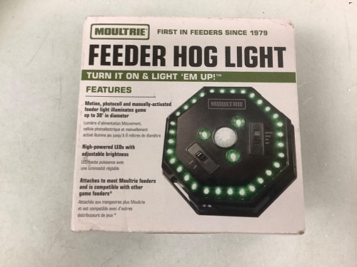 Moutrie Feeder Hog Light, Appears New, Sold as is - Lot 495