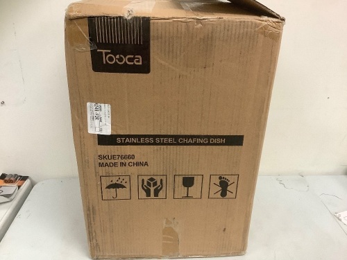 Tooca Stainless Steel Chafing Dish, Appears New, Sold as is - Lot 507