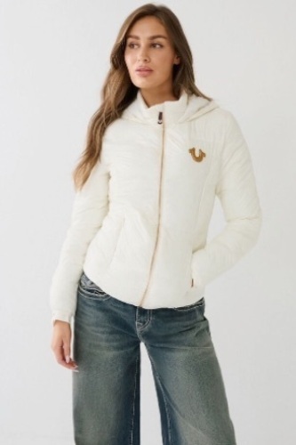 New True Religion Down Quilted Puffer size xl - Lot 204