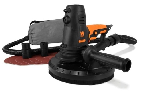 WEN DW1085 10-Amp Variable Speed Handheld Drywall Sander with Dust Hose and Collection Bag - Lot 218