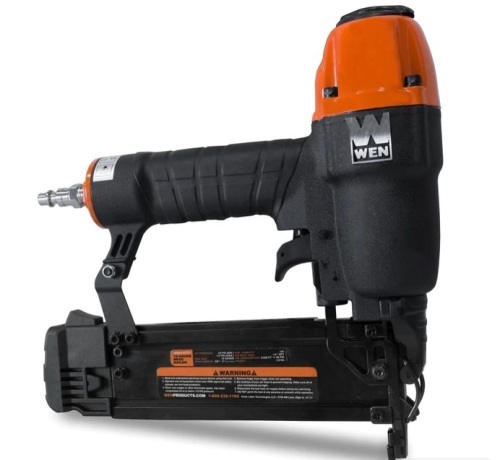WEN 61721 18-Gauge 3/8-Inch to 2-Inch Pneumatic Brad Nailer - Lot 227